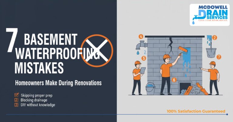 Basement waterproofing mistakes