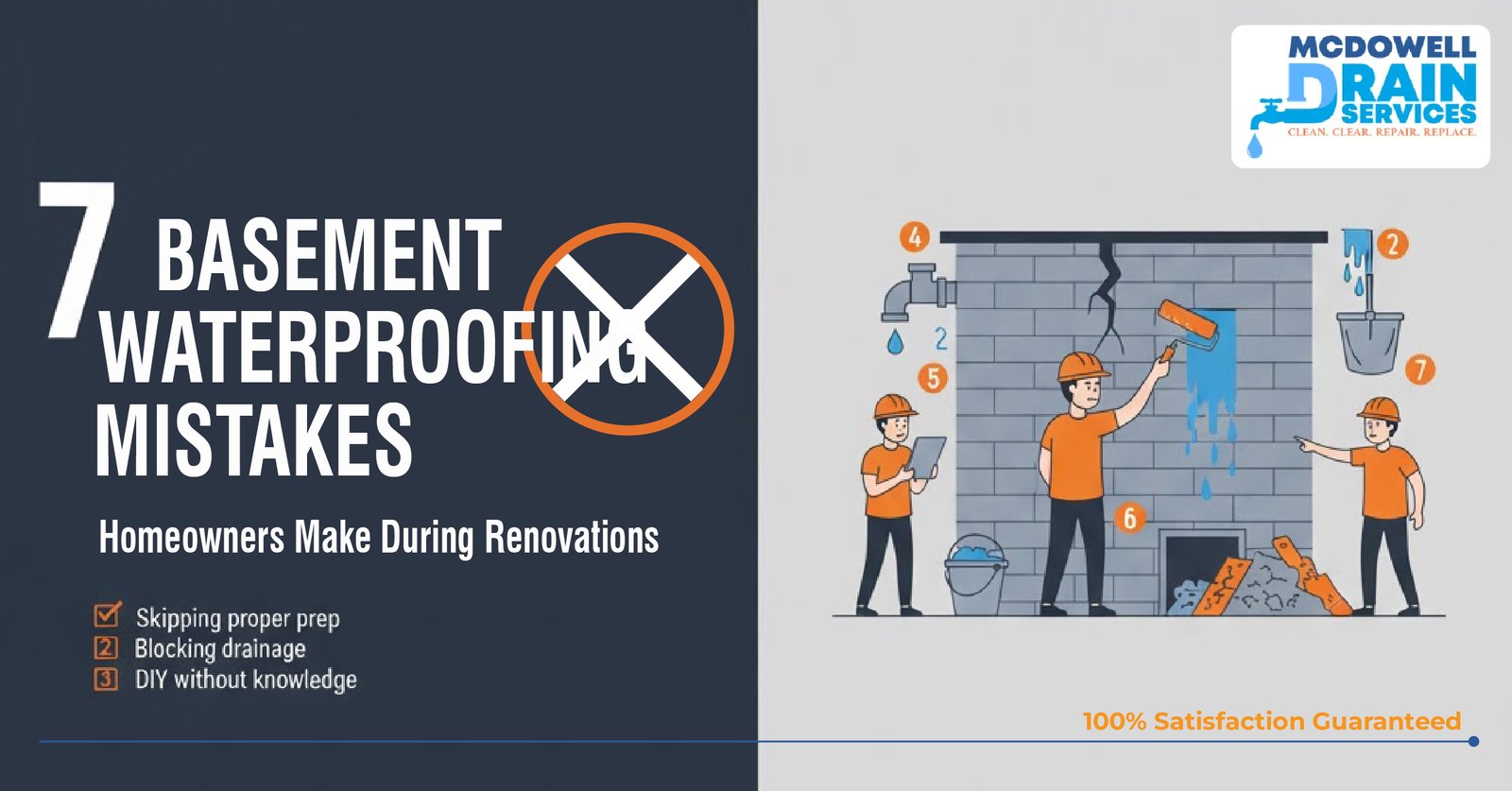 Basement waterproofing mistakes