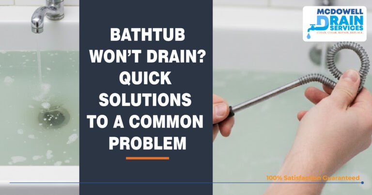 bathtub wont drain