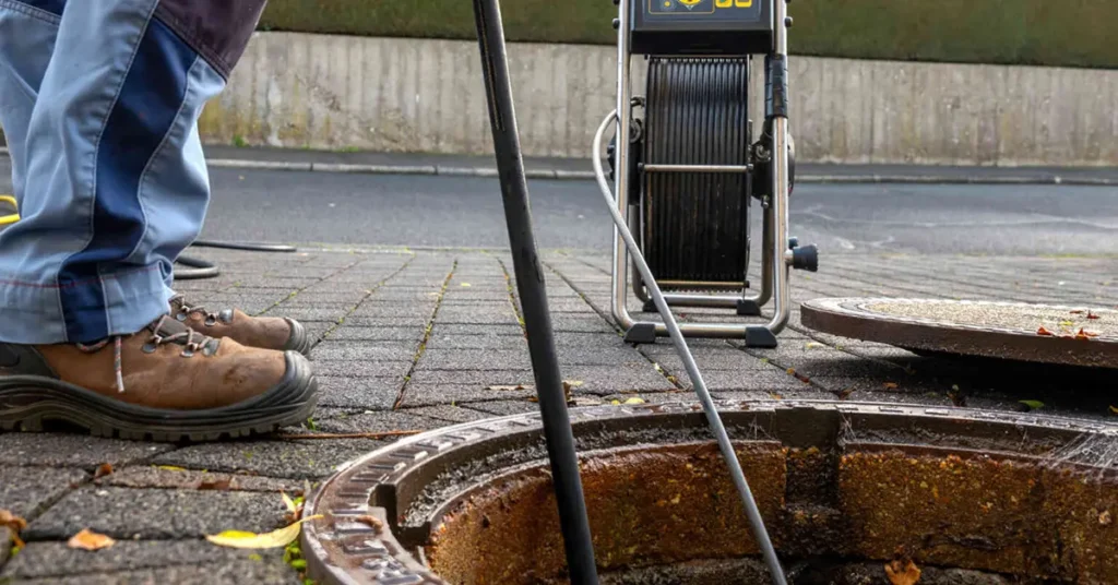 drain and sewer repair work