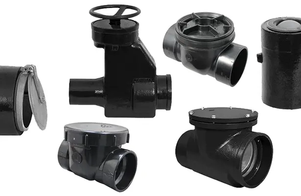 types of backwater valves