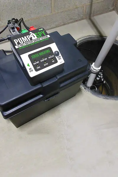 battery backup protection for sump pumps