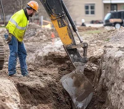 step precision excavation​
