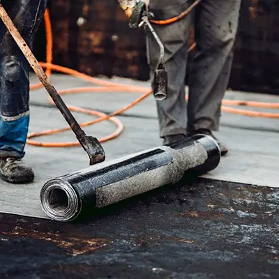 step waterproof membrane installation​