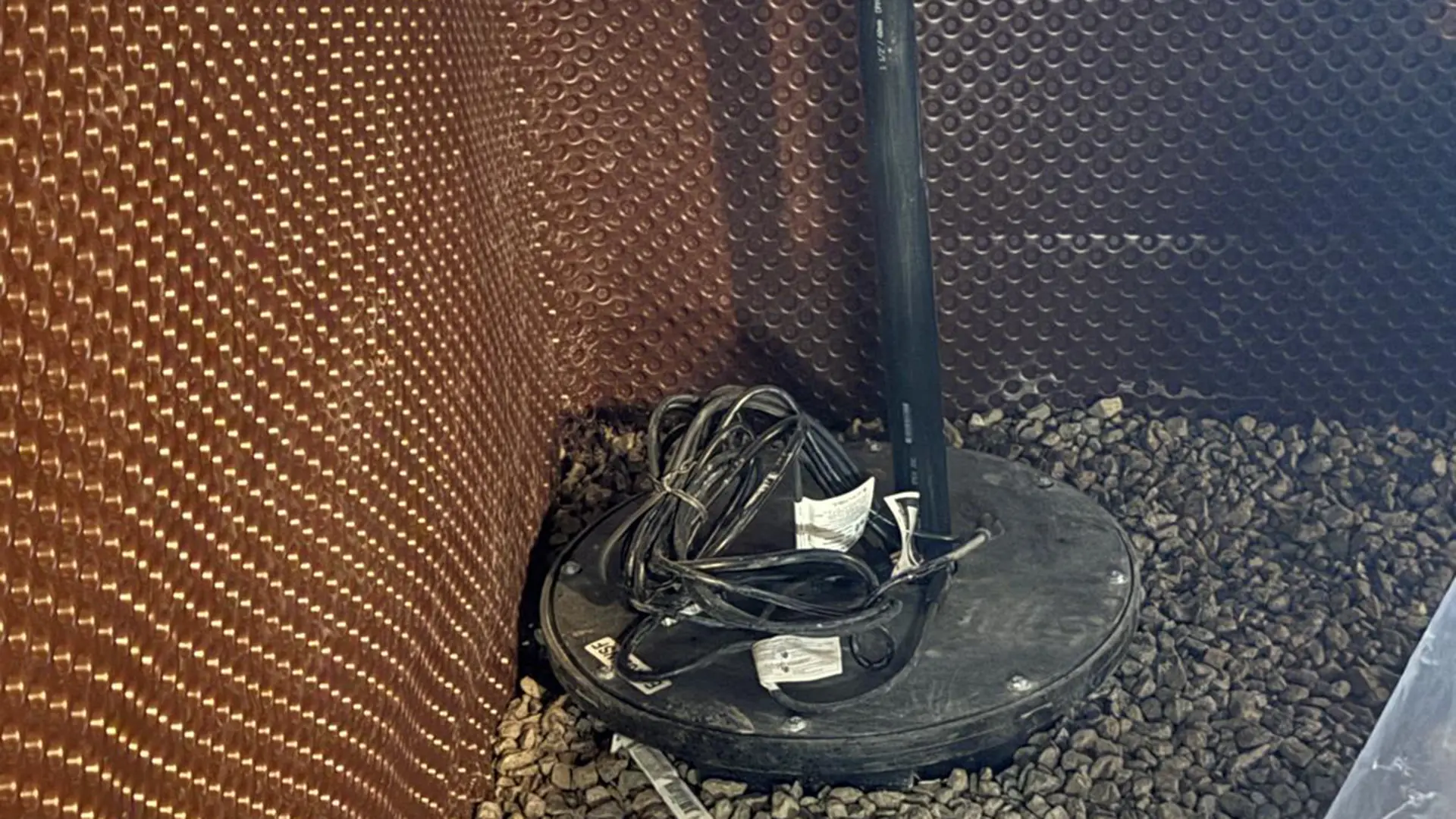 sump pump installation