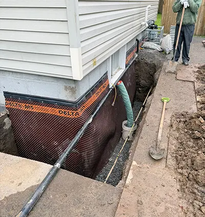 waterproof membrane application
